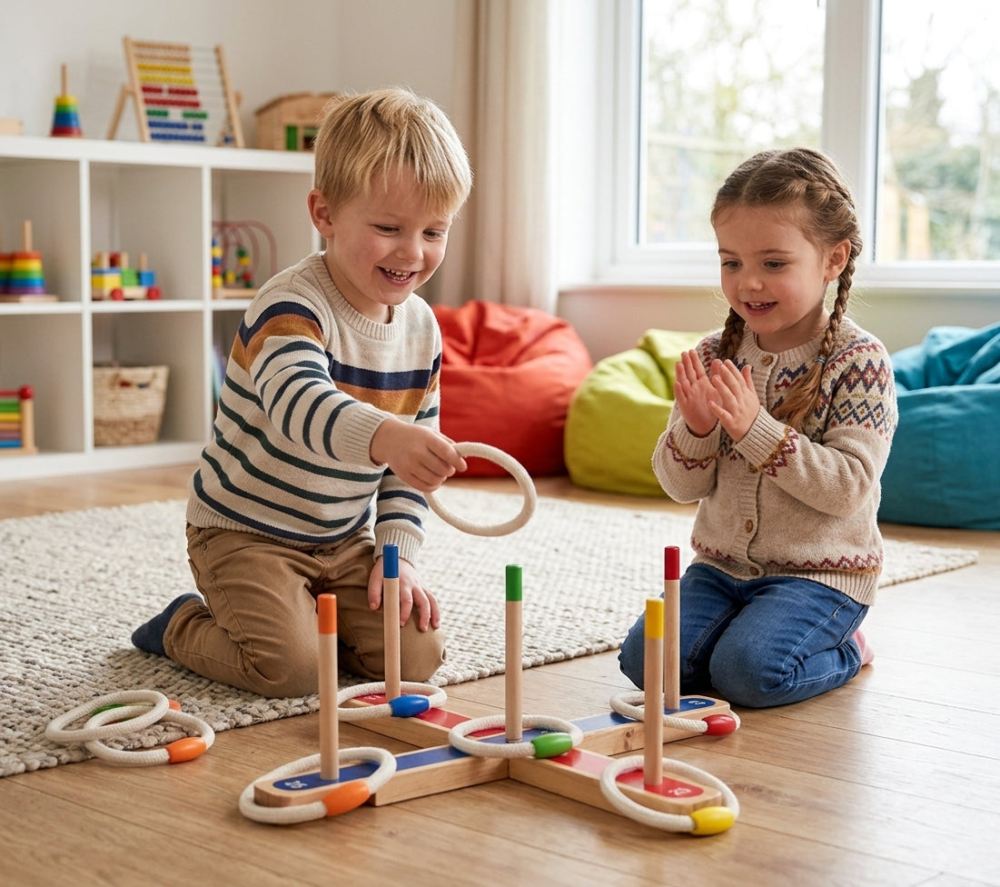 Montessori Ring Toss Challenge