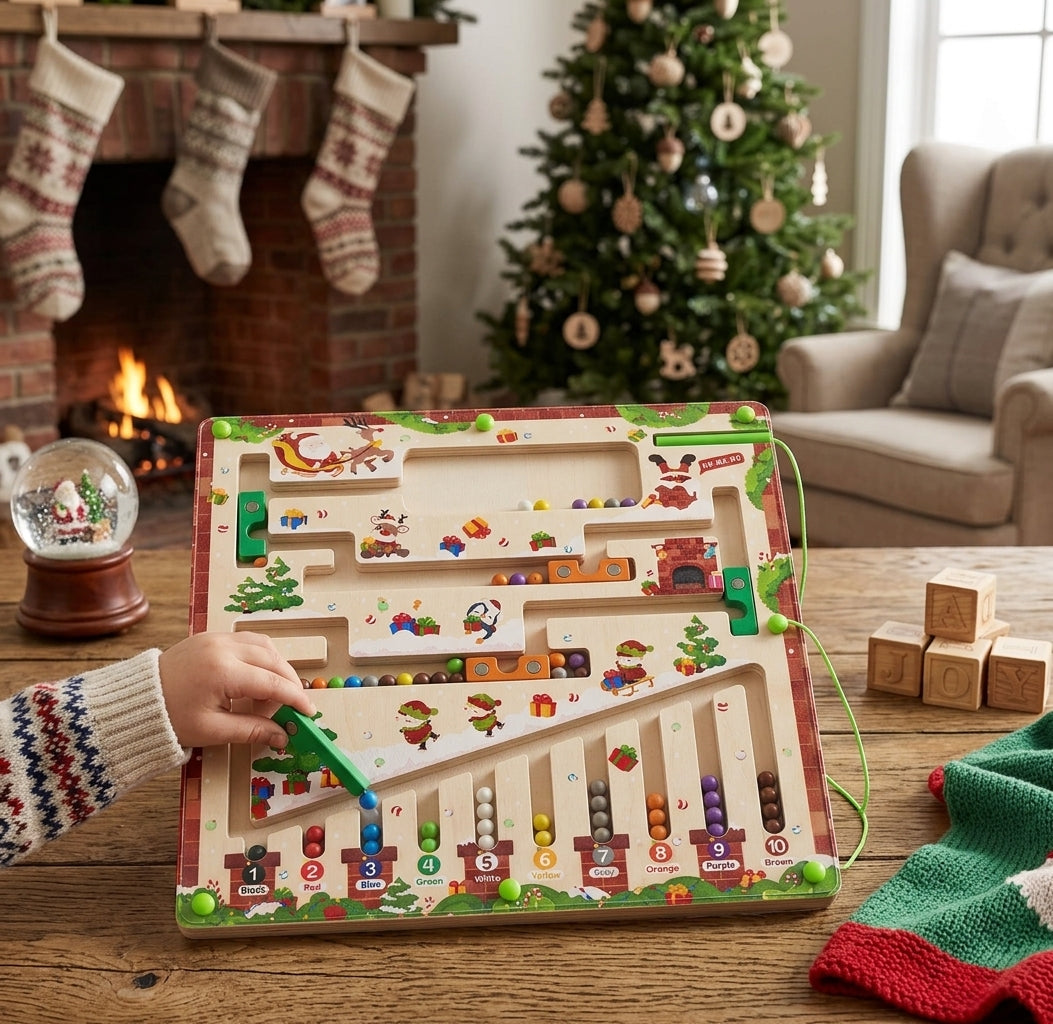 Montessori Christmas Maze