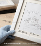Montessori Keepsake Frame