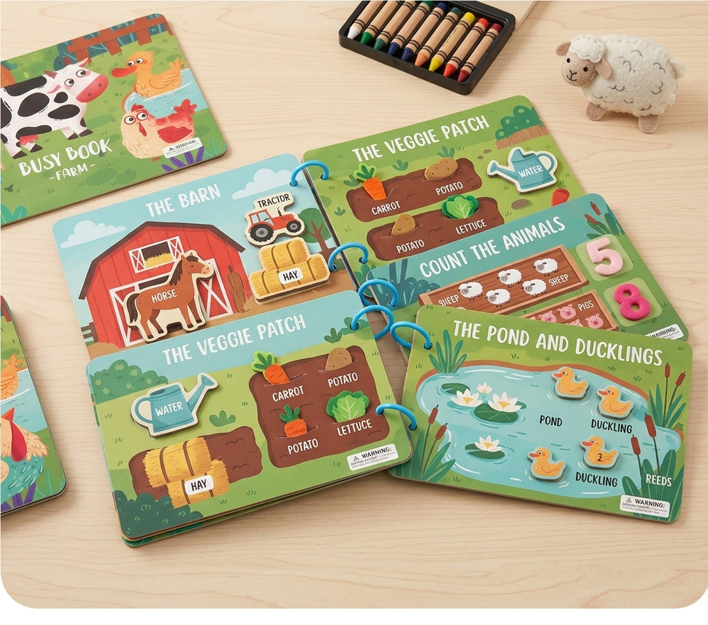 Montessori Sticker Busy Book