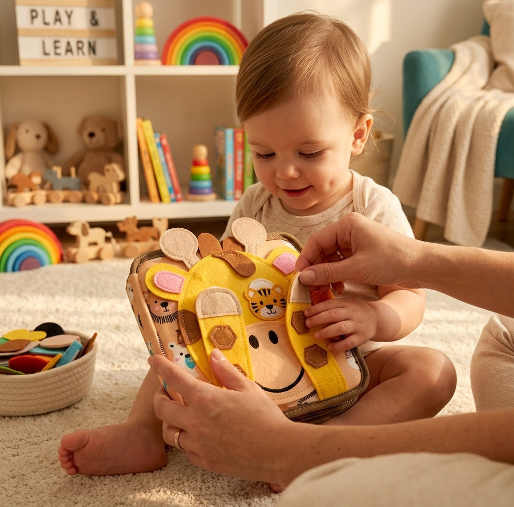 Montessori Genius Giraffe Book