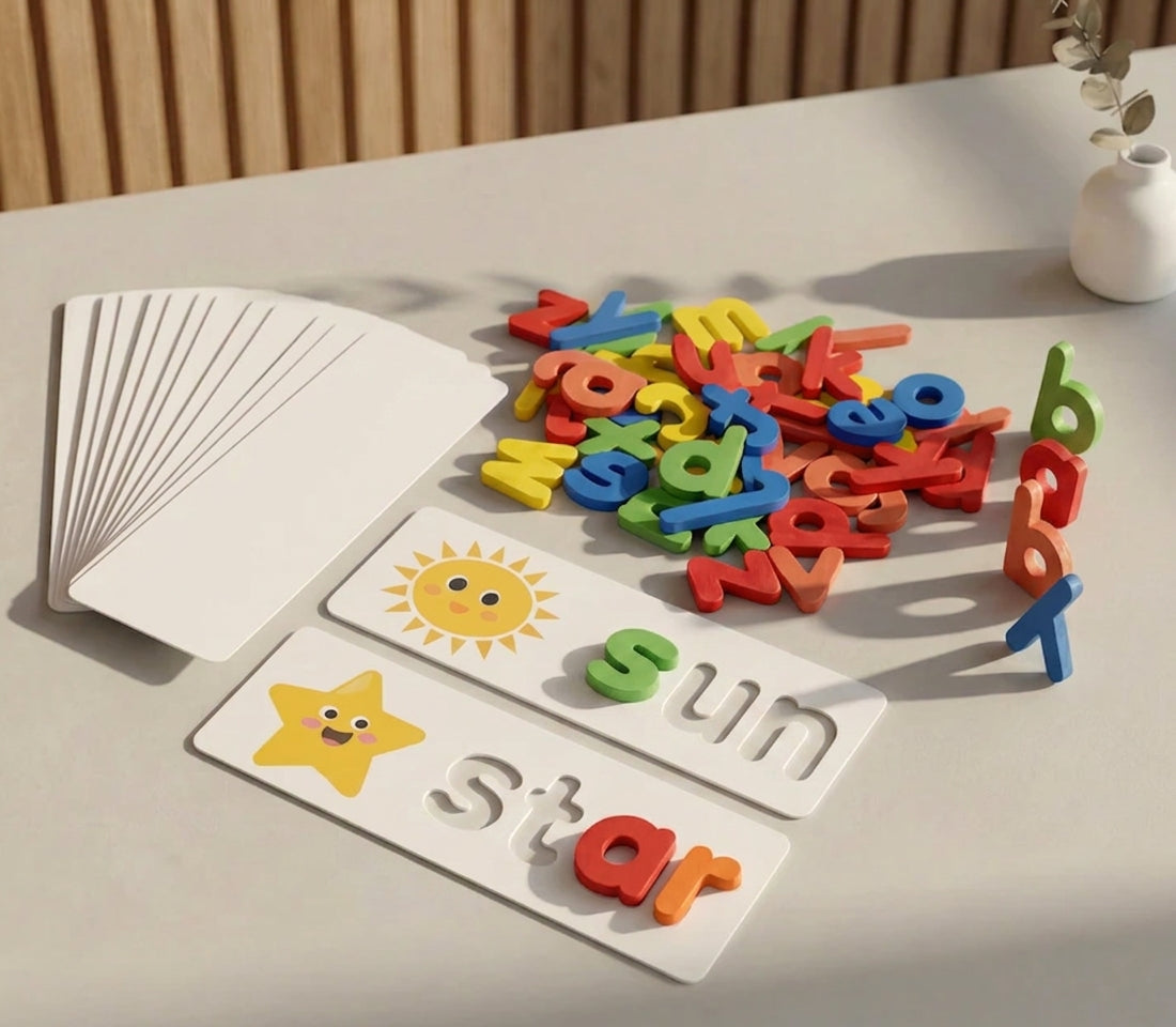 Montessori Wooden Spelling Game