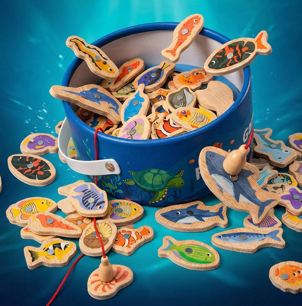 Montessori Fishing Game