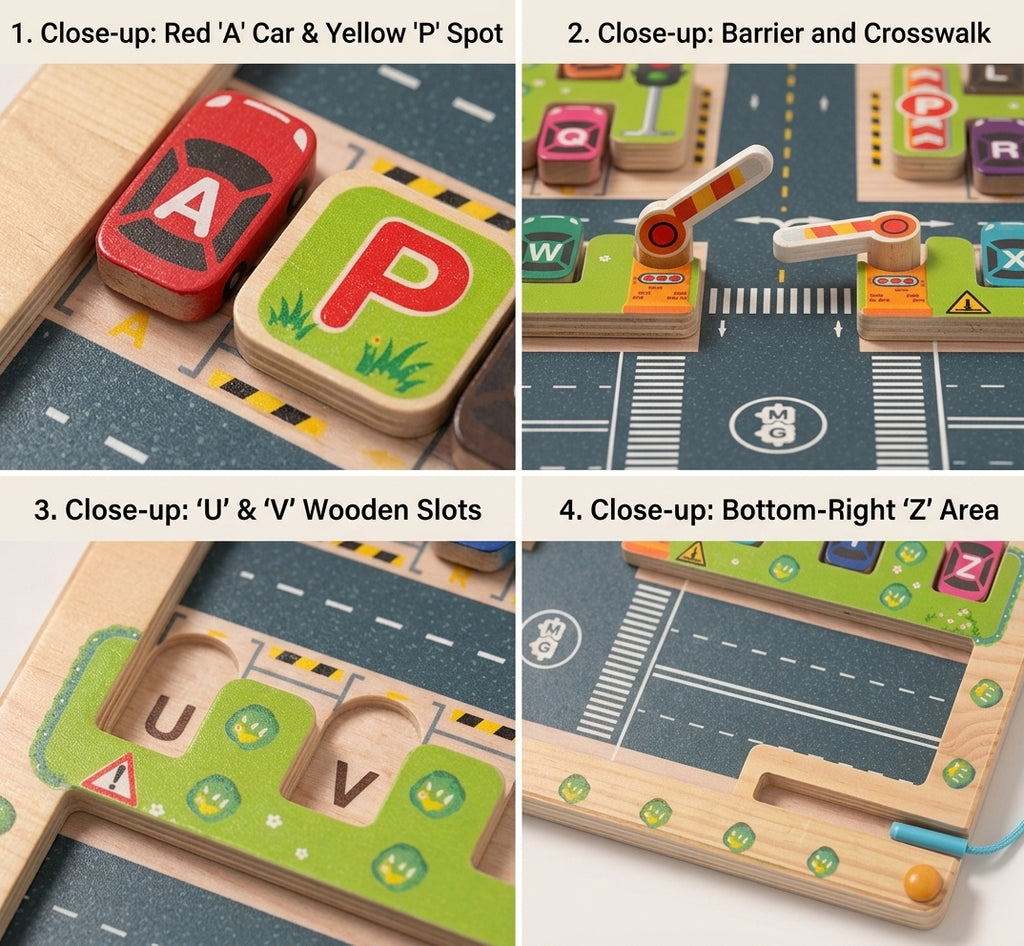 Montessori Alphabet Parking Maze