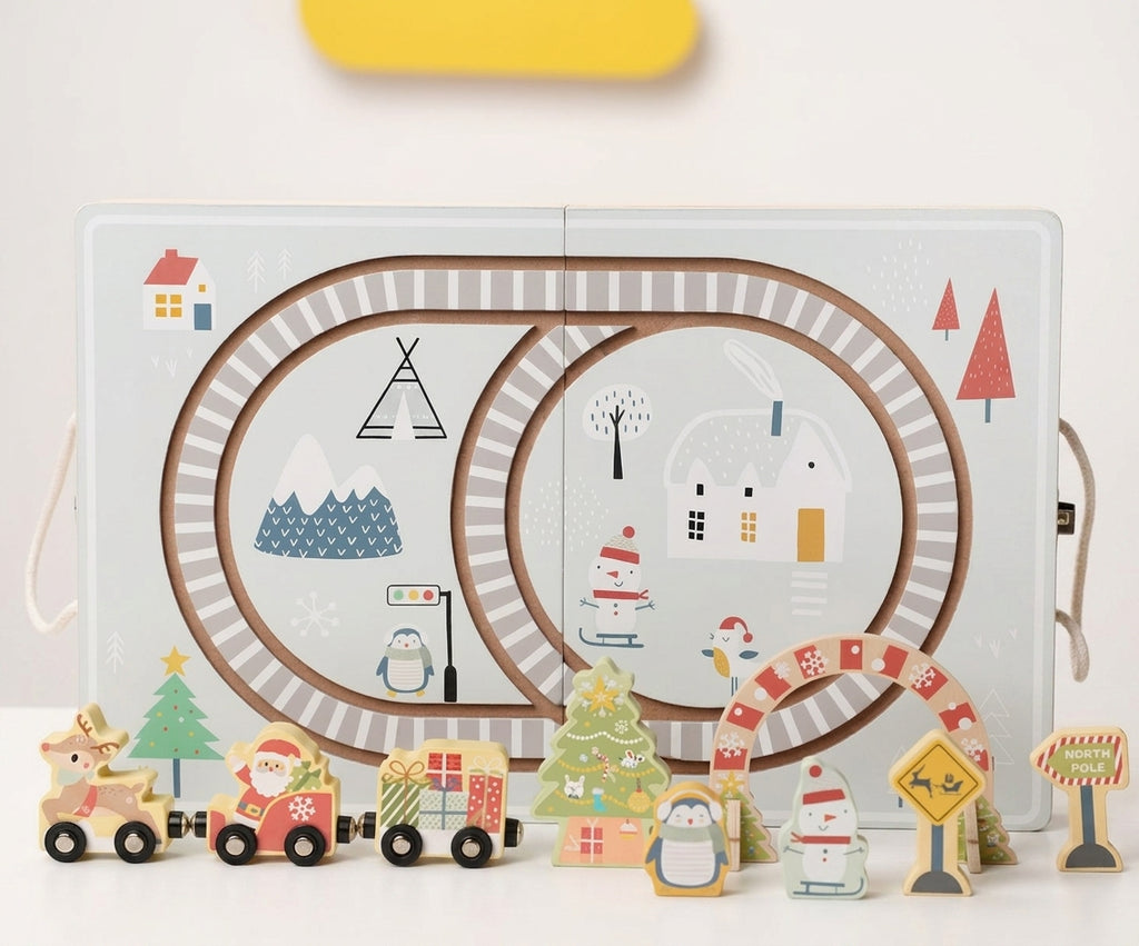 Montessori Christmas Railway