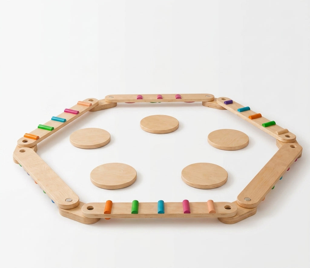 Montessori Balance Beams & Stones