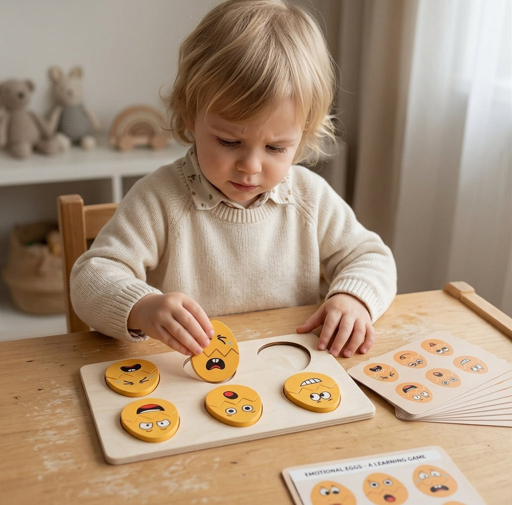Montessori Funny Egg Faces