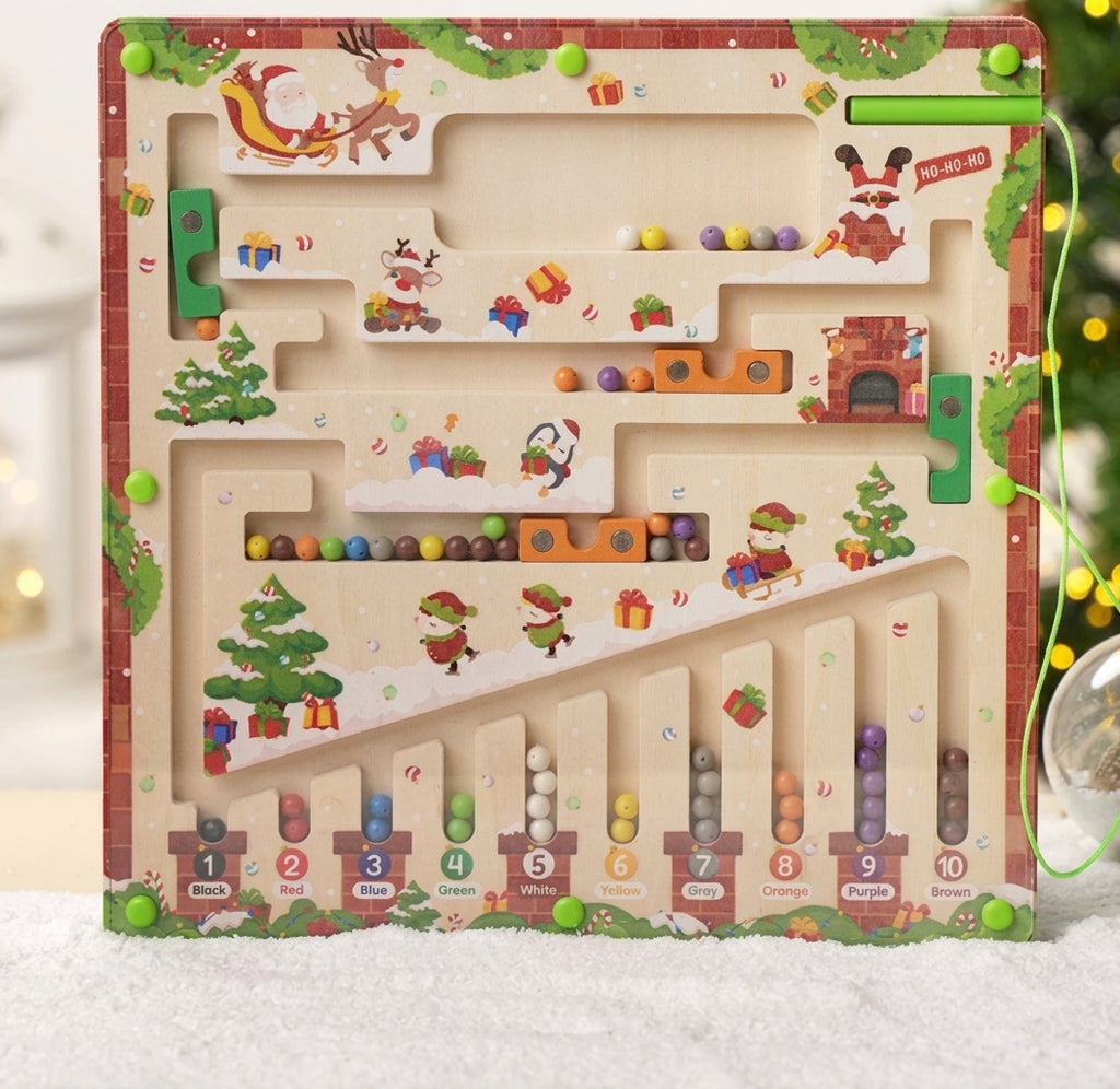 Montessori Christmas Maze