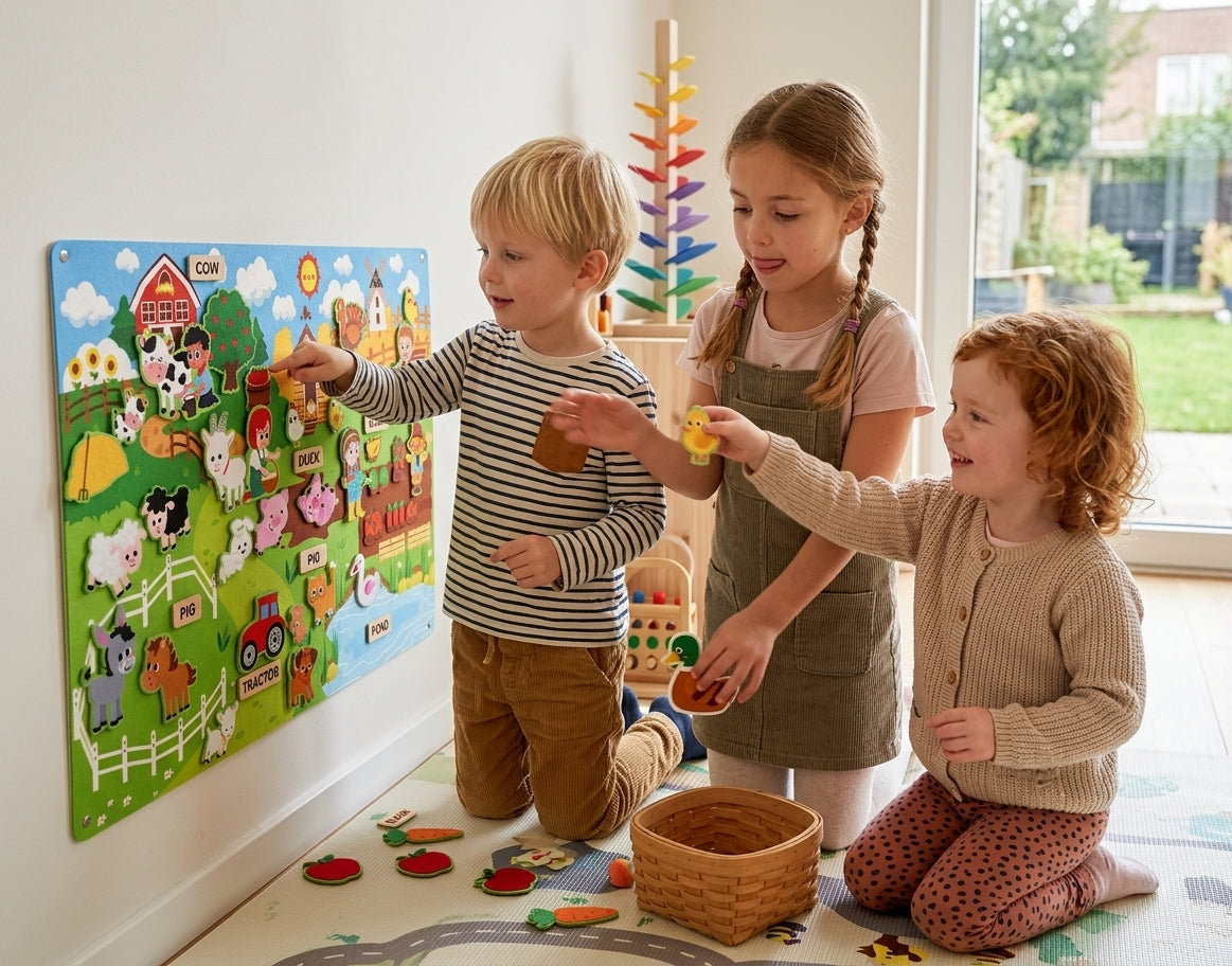 Montessori Learning Felt Board