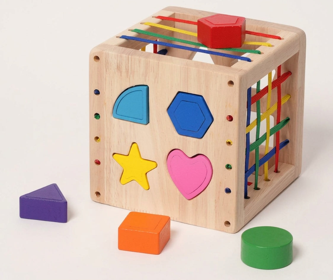 Montessori Wooden Sorting Cube