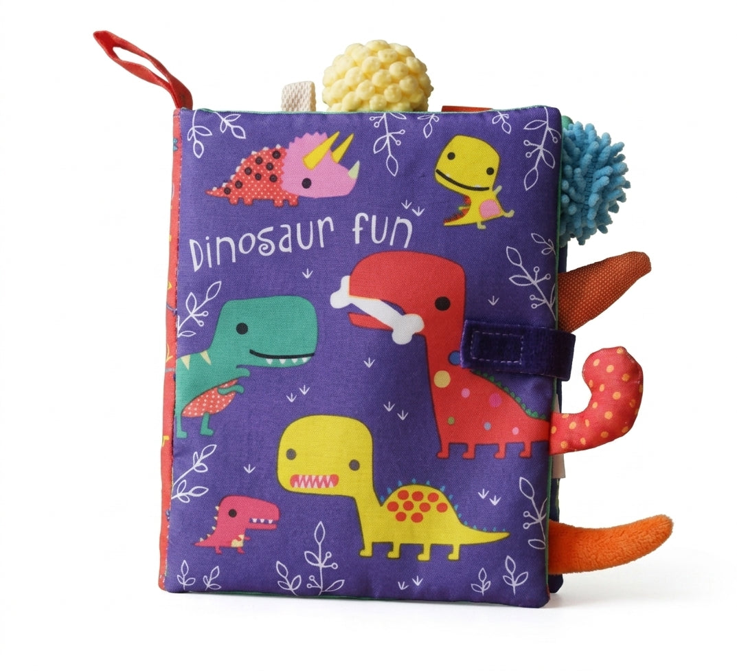 Montivara Baby Soft Book – Hochkontrast-Knisterstoffbuch für die sensorische Entwicklung von Neugeborenen