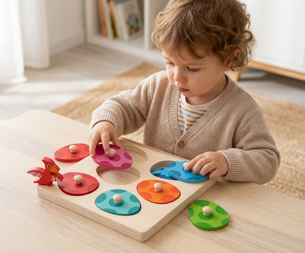 Montessori Dino Hatch and Match
