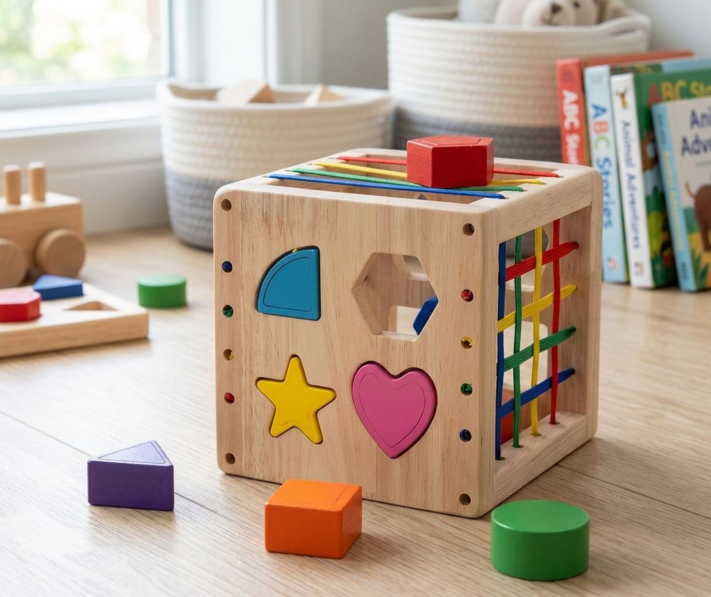 Montessori Wooden Sorting Cube