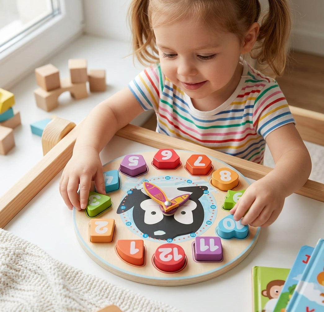 Montessori Penguin's Clock