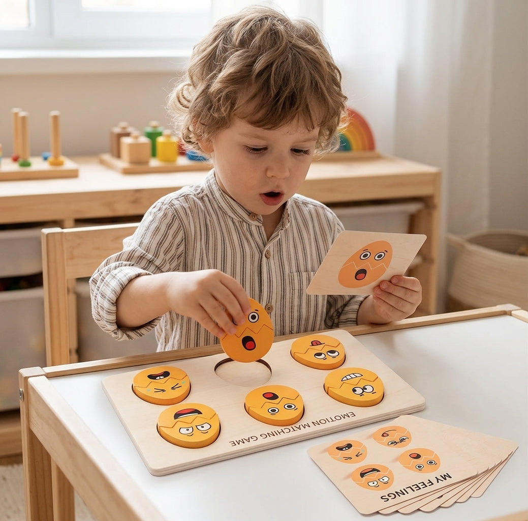 Montessori Funny Egg Faces
