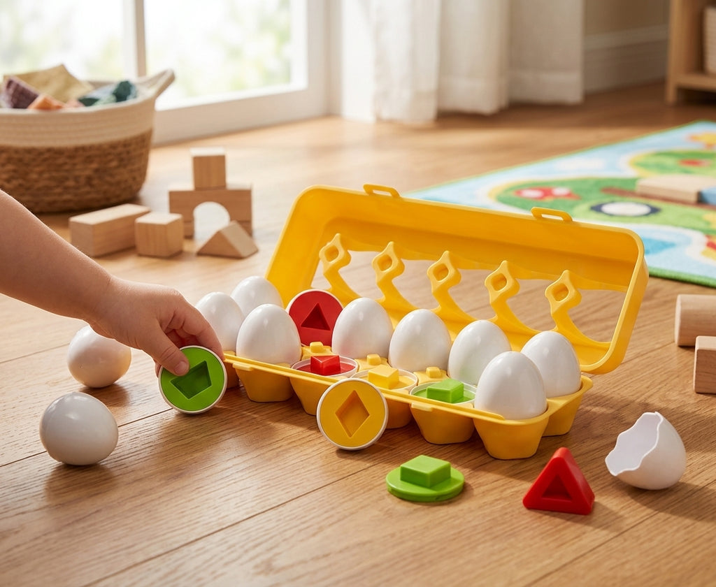 Montessori Geometric Eggs