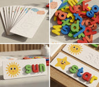 Montessori Wooden Spelling Game