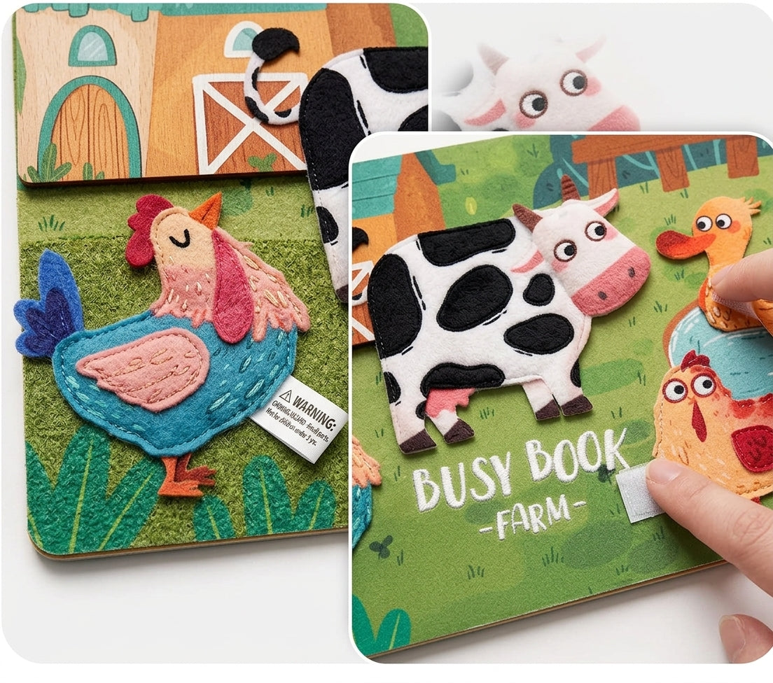 Montessori Sticker Busy Book