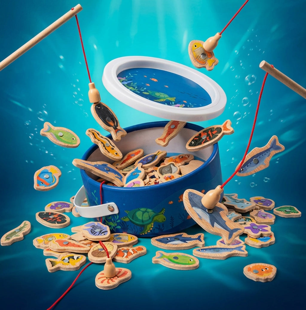 Montessori Fishing Game