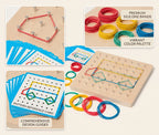 Montessori Wooden Geoboard