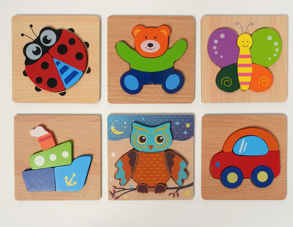 Montessori Happy Puzzles (6 Pack)