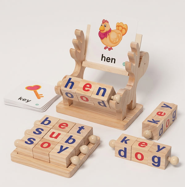 Montessori Spin and Spell Set
