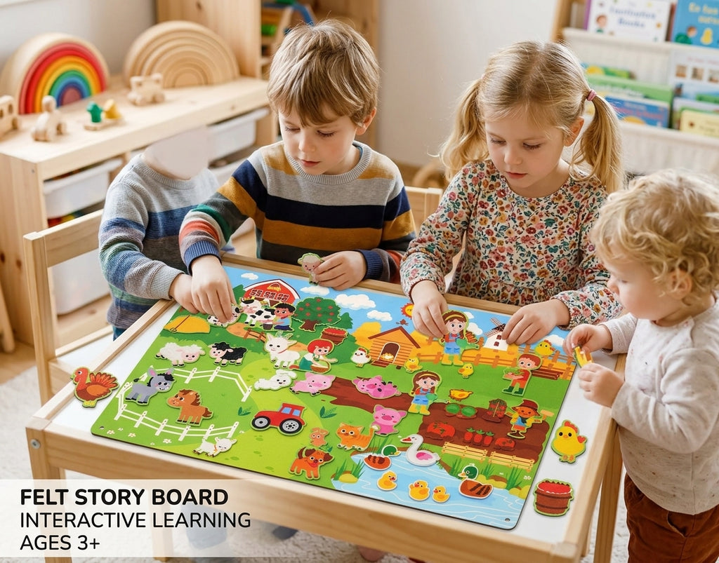 Montessori Learning Felt Board