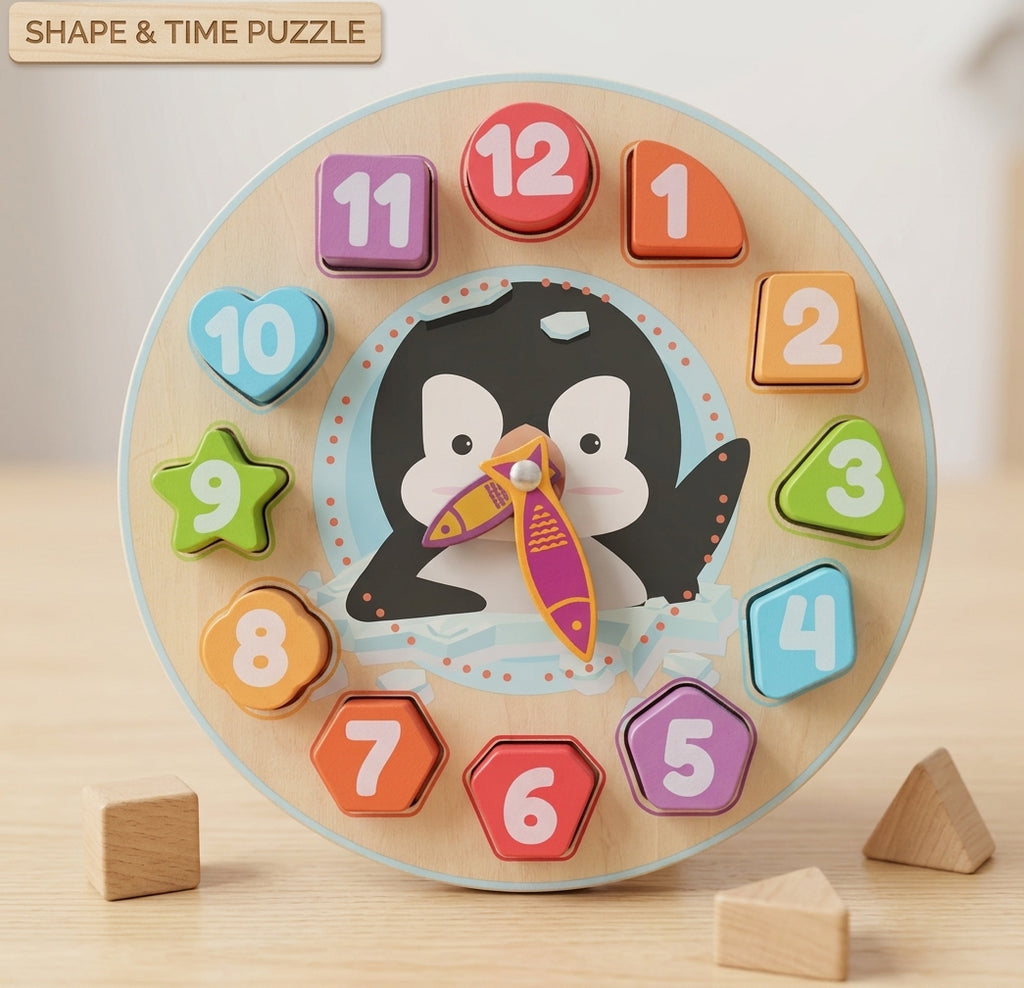 Montessori Penguin's Clock