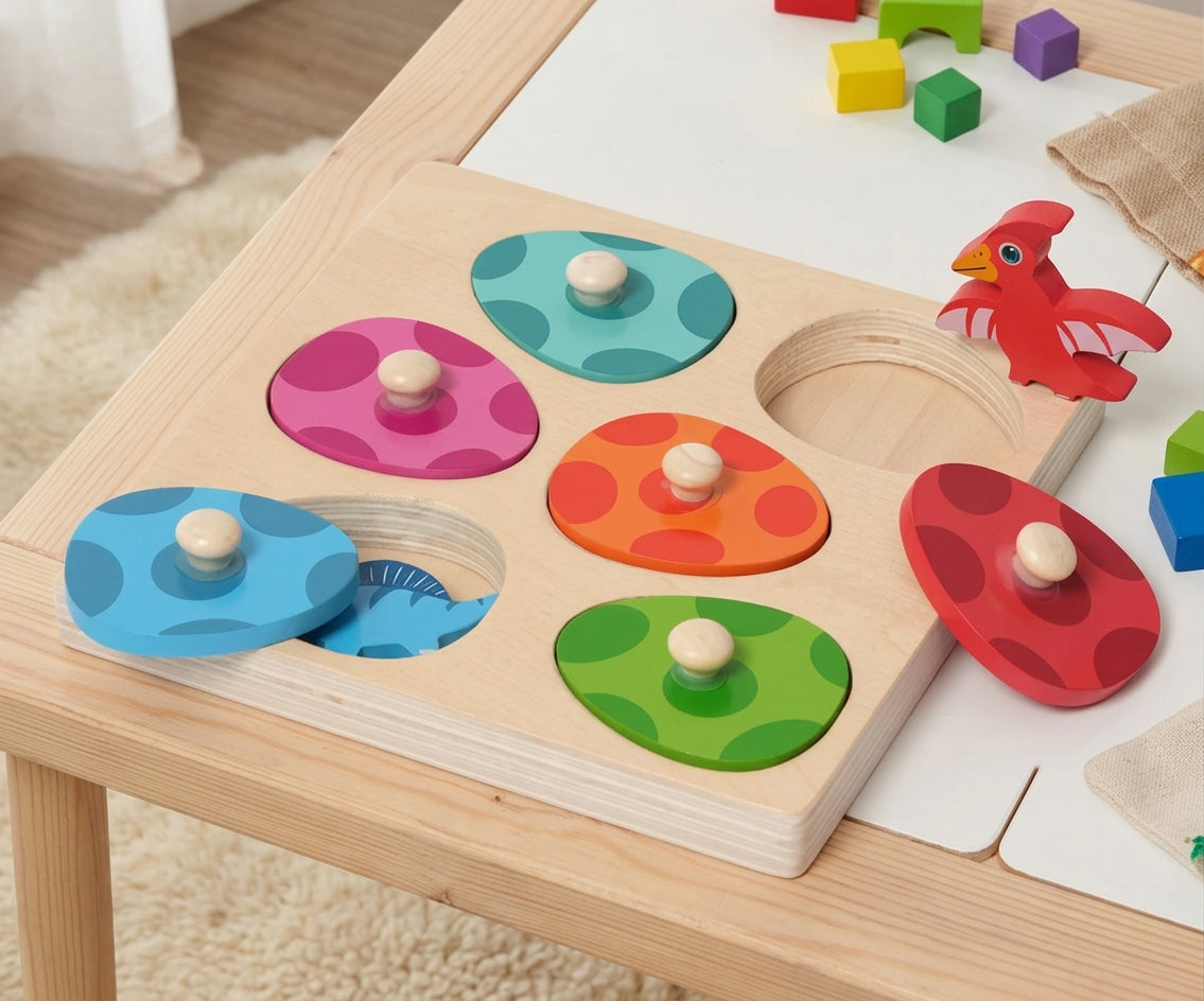 Montessori Dino Hatch and Match