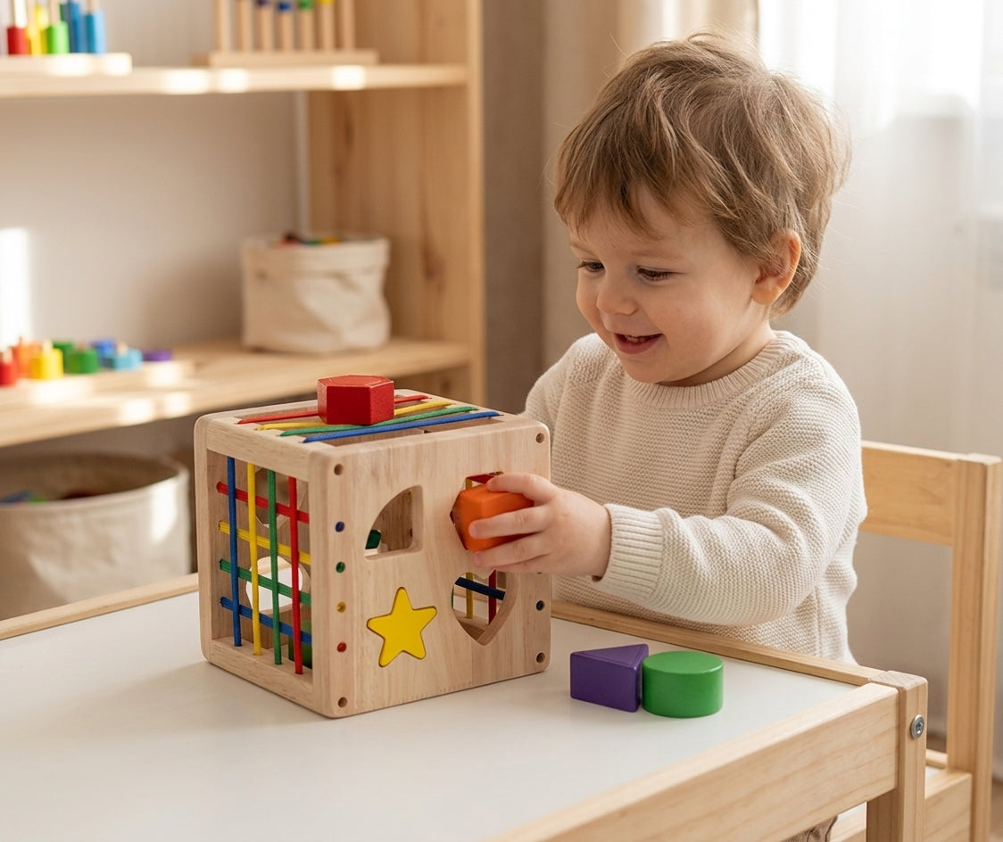 Montessori Wooden Sorting Cube