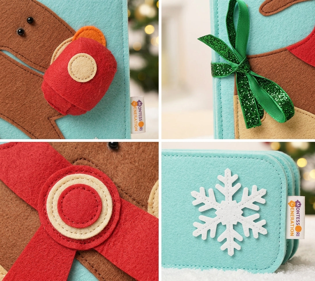 Montessori Reindeer Book