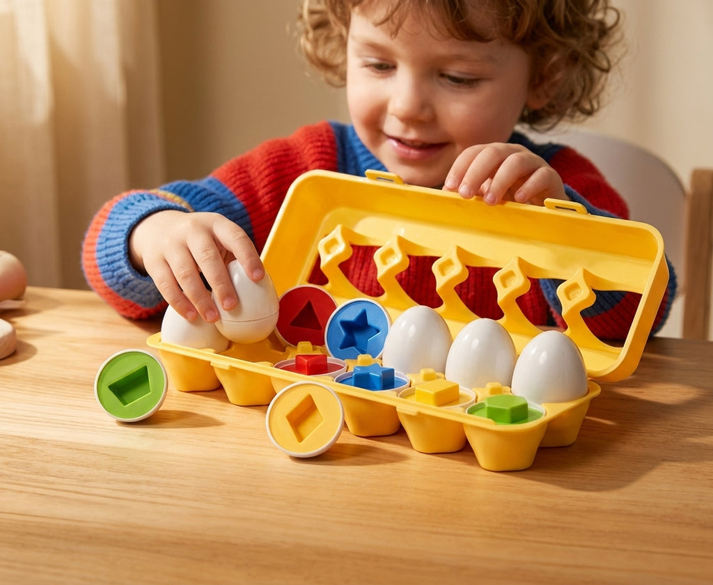 Montessori Geometric Eggs