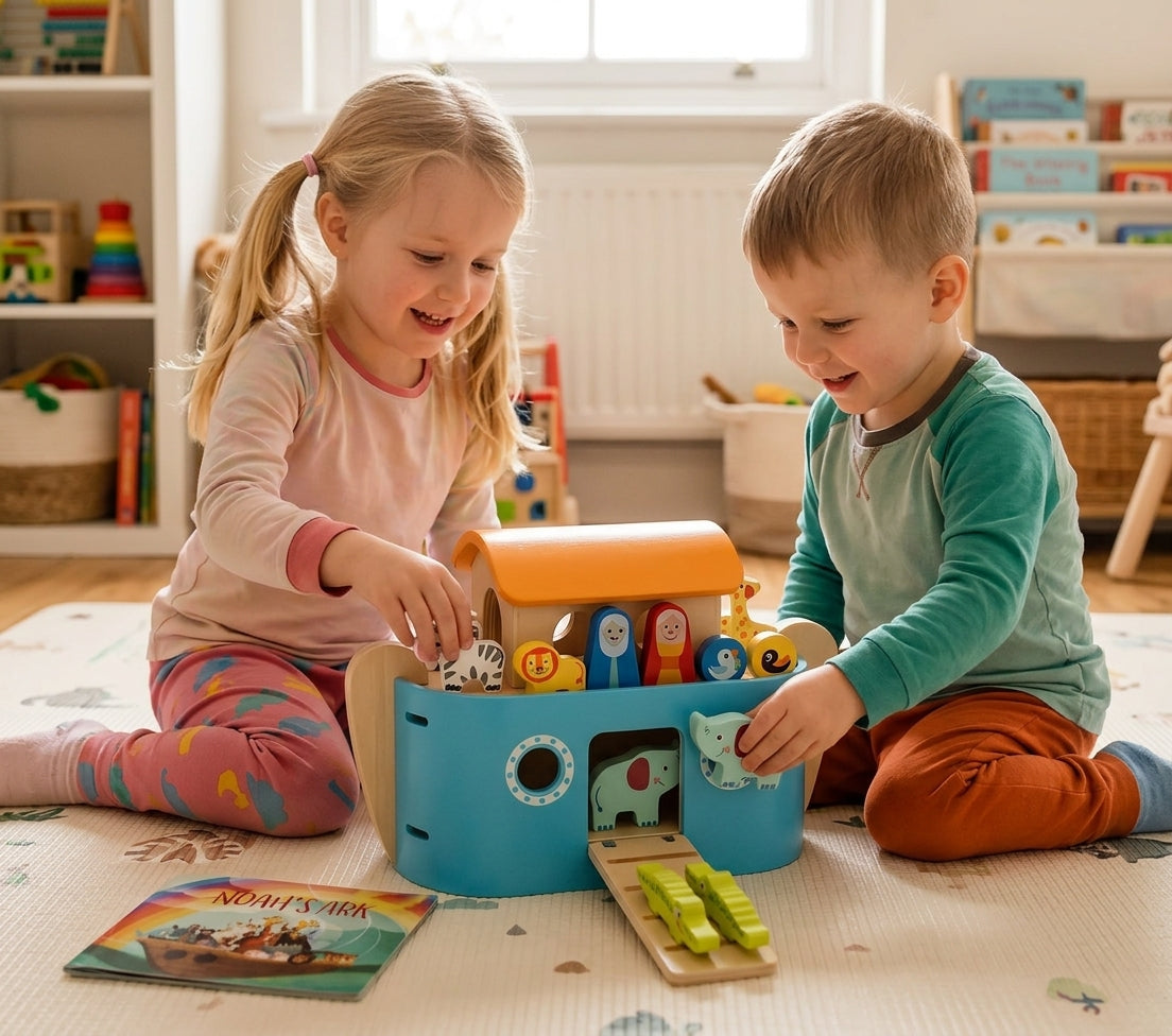 Montessori Wooden Noah's Ark