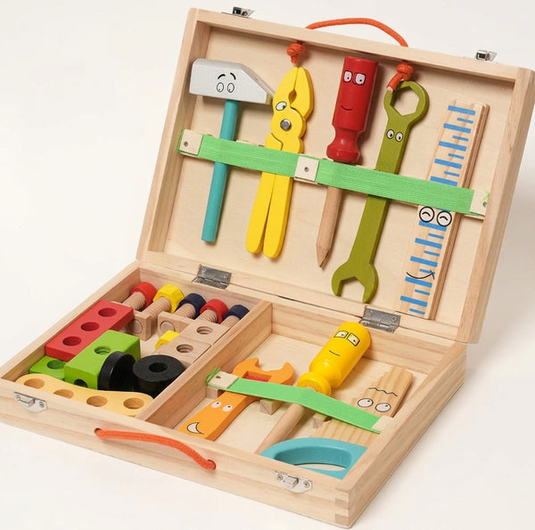 Montessori Wooden ToolBox