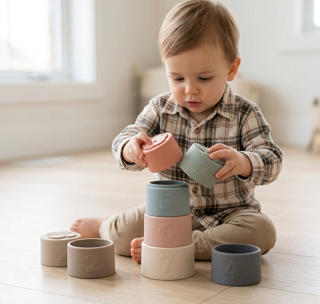 Montessori Baby Stacking Cups