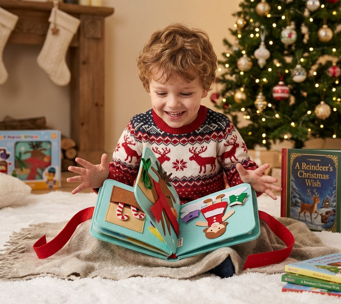 Montessori Reindeer Book