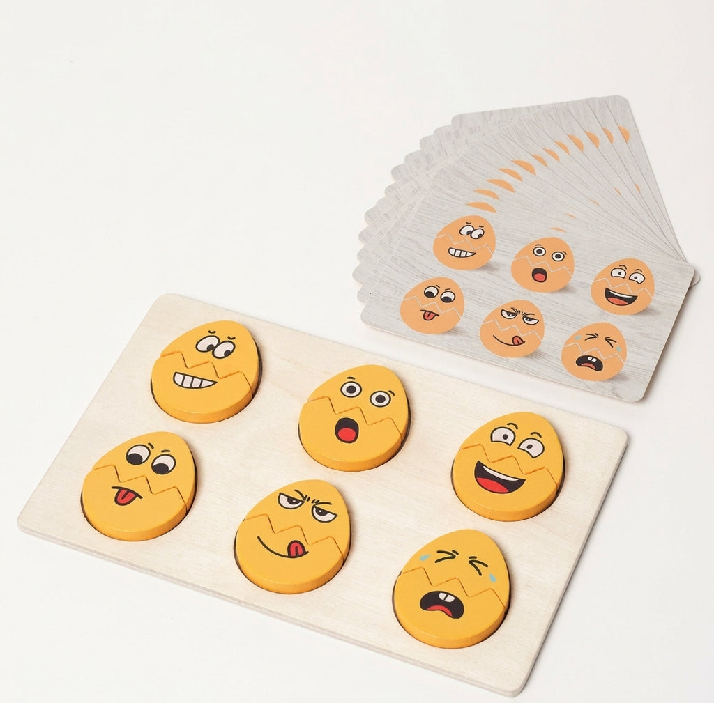 Montessori Funny Egg Faces