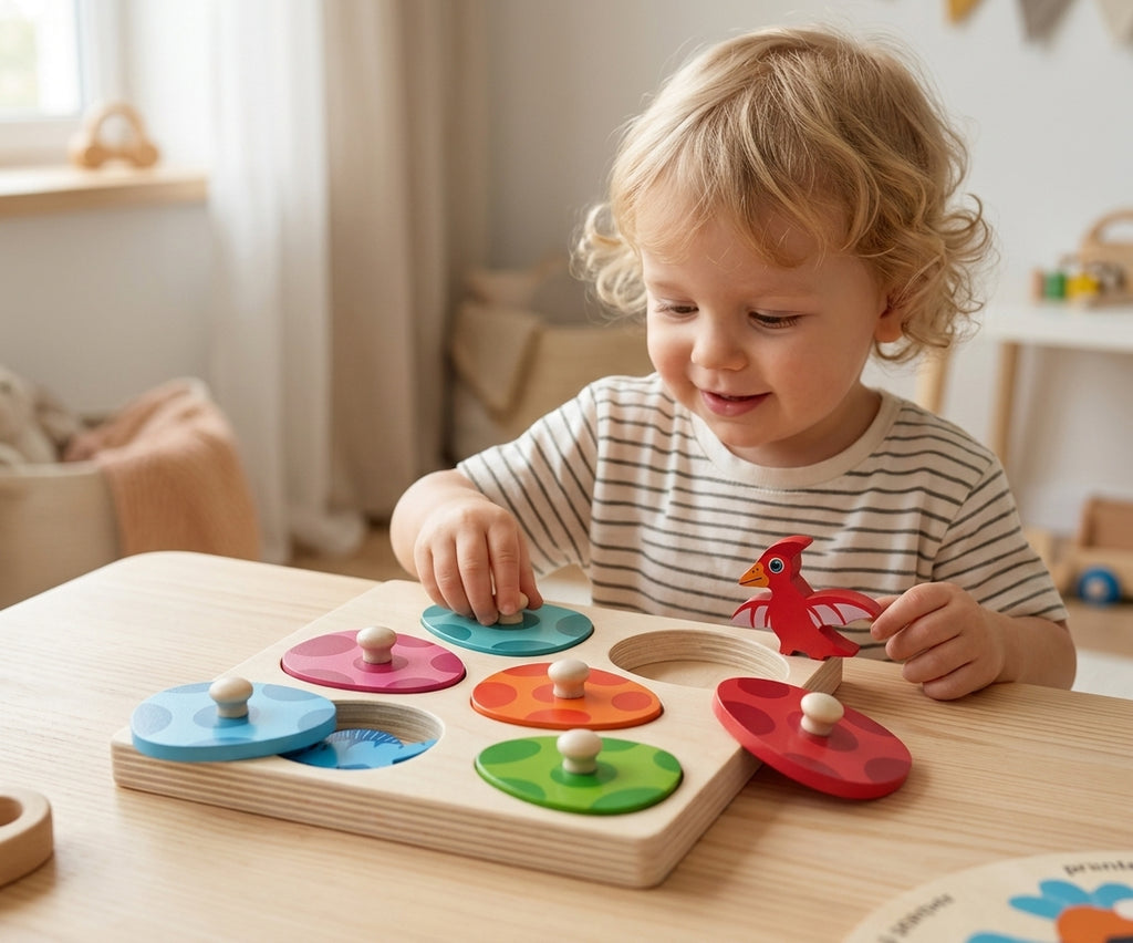 Montessori Dino Hatch and Match